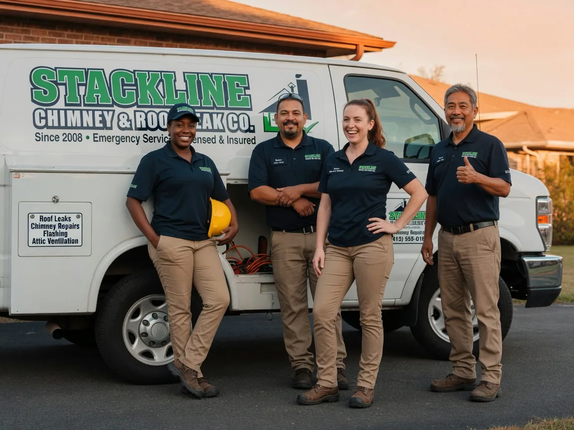 Chimney flashing repair company in Marion, ND